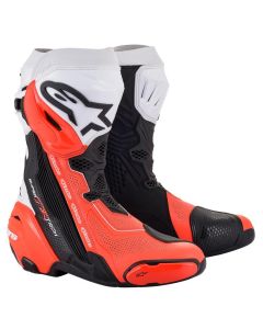 Alpinestars Supertech R Vented Black White Red Fluo