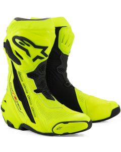 Alpinestars Supertech R Vented Fluo Geel Zwart Motorlaarzen