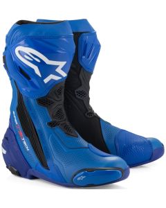 Alpinestars Supertech R Vented Blauw Zwart Motorlaarzen