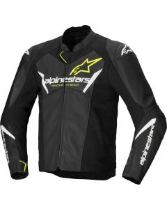 Alpinestars Faster V3 Airflow geperforeerde motorfiets leder- / textieljas