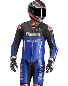 Alpinestars GP-R7 Yamaha Blue Perforated 1PC Leather Motorcycle Suit