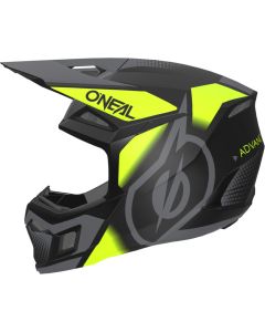 O'NEAL 3SRS Vision Black Fluo Yellow Motocross Helmet
