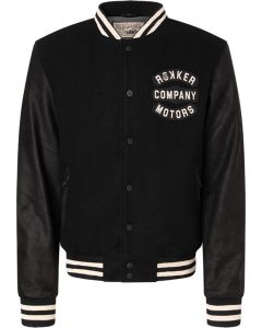 Rokker College Motorfiets Leer/Textieljas