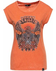 Queen Kerosin Wild & Free Dames T-Shirt