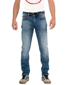 Riding Culture Tapered Slim Light Blue Motorfiets Jeans
