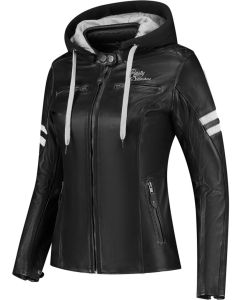 Rusty Stitches Super Joyce Hooded V2 Dames Motorfiets Leren Jas