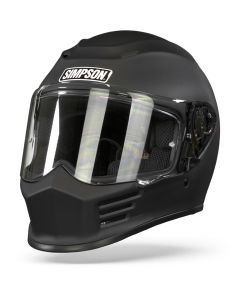 Simpson Speed Mat Zwart Integraalhelm
