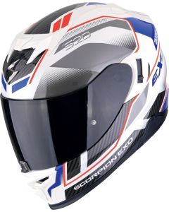 Scorpion EXO-520 Evo Air Lena Wit Rood Blauw Integraalhelm