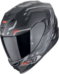 Scorpion EXO-520 Evo Air Ranka Zwart Grijs Rood Integraalhelm