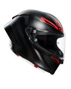 AGV Pista GP RR MPLK Intrepido Mat Carbon Zwart Rood Integraalhelm
