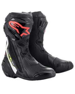 Alpinestars Supertech R Black White Red Flu Yellow Flu