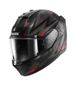 Shark D-SKWAL 3 Blast-R Mat Zwart Antraciet Rood KAR Integraalhelm