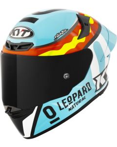 KYT TT-Revo Leopard Replica Rood Geel Integraalhelm