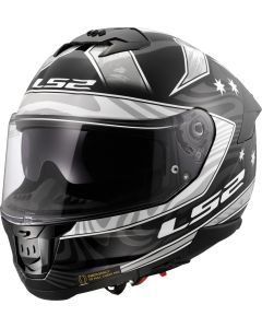 LS2 FF808 Stream II Galdam Zwart Wit 06 Integraalhelm