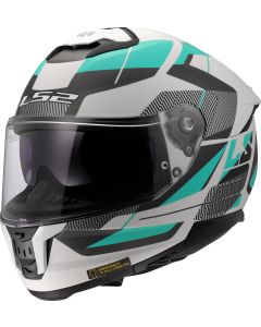 LS2 FF808 Stream II Road Cyaan Licht Grijs 06 Integraalhelm