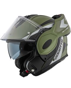Bogotto FS-X600 Atyr Limited Edition Mat Legergroen Systeemhelm