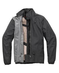 Spidi Insideout Laminated Black Motorcycle Jacket