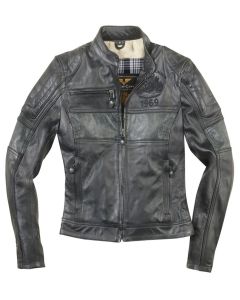 Black-Cafe London Shona II Dames Leren Motorjas