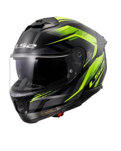LS2 FF808 STREAM II FURY Zwart H-V Geel-06 Integraalhelm