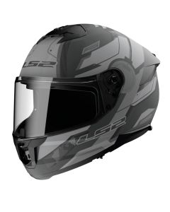 LS2 FF808 Stream II Shadow Mat Titanium Grijs Integraalhelm