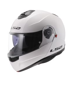 LS2 FF908 Strobe II Gloss Wit 06 Systeemhelm