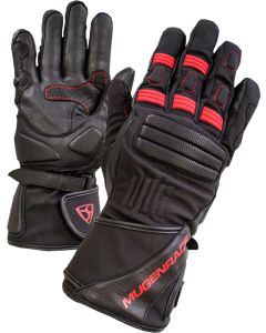 MUGENRACE Primo Winter Zwart Rode Handschoenen