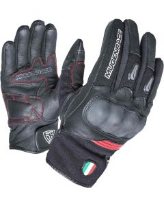 MUGENRACE Neo Kort Zwart Rode Handschoenen