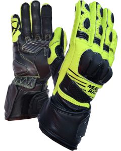 MUGENRACE Linea Sport Zwart Neon Gele Handschoenen