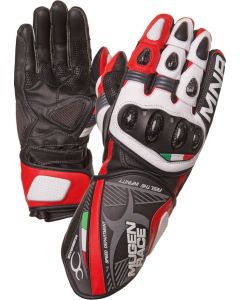 MUGENRACE Neptun Zwart Witte Rode Handschoenen