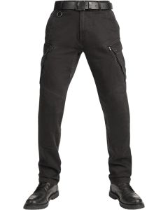 Pando Moto Mark AAA Cargo Zwarte Motorjeans