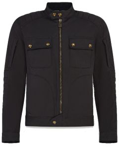 Belstaff Roberts Zwarte Waterdichte Textieljas
