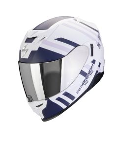 Scorpion EXO-520 Evo Air Banshee Matt White Blue Purple Full Face Helmet