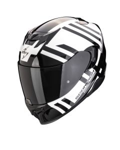 Scorpion EXO-520 Evo Air Banshee Pearl Wit-Zwart Integraalhelm