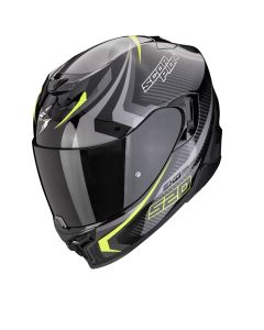 Scorpion EXO-520 Evo Air Terra Zwart-Zilver-Neon Geel Integraalhelm