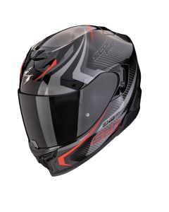 Scorpion EXO-520 Evo Air Terra Zwart-Zilver-Rood Integraalhelm
