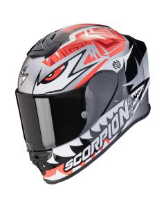 Scorpion EXO-R1 Evo Air Zaccone Zilver Zwart Rood Integraalhelm