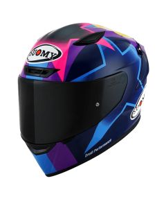 Suomy Track 1 Bastianini Replica ECE 22.06 Blauw Paars Integraalhelm