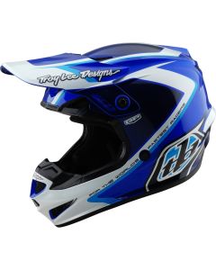 Troy Lee Designs GP Shutter Blauw Crosshelm
