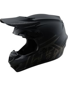 Troy Lee Designs GP Pro MIPS Mono Mat Zwart Crosshelm