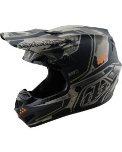 Troy Lee Designs GP Pro MIPS Trooper Zwart Grijs Groen Crosshelm