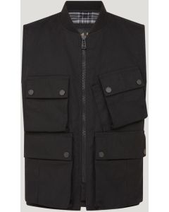 Belstaff Windermere Black Motorcycle Vest
