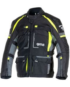 gms Everest 3in1 Zwarte Gele Textiele Motorjas
