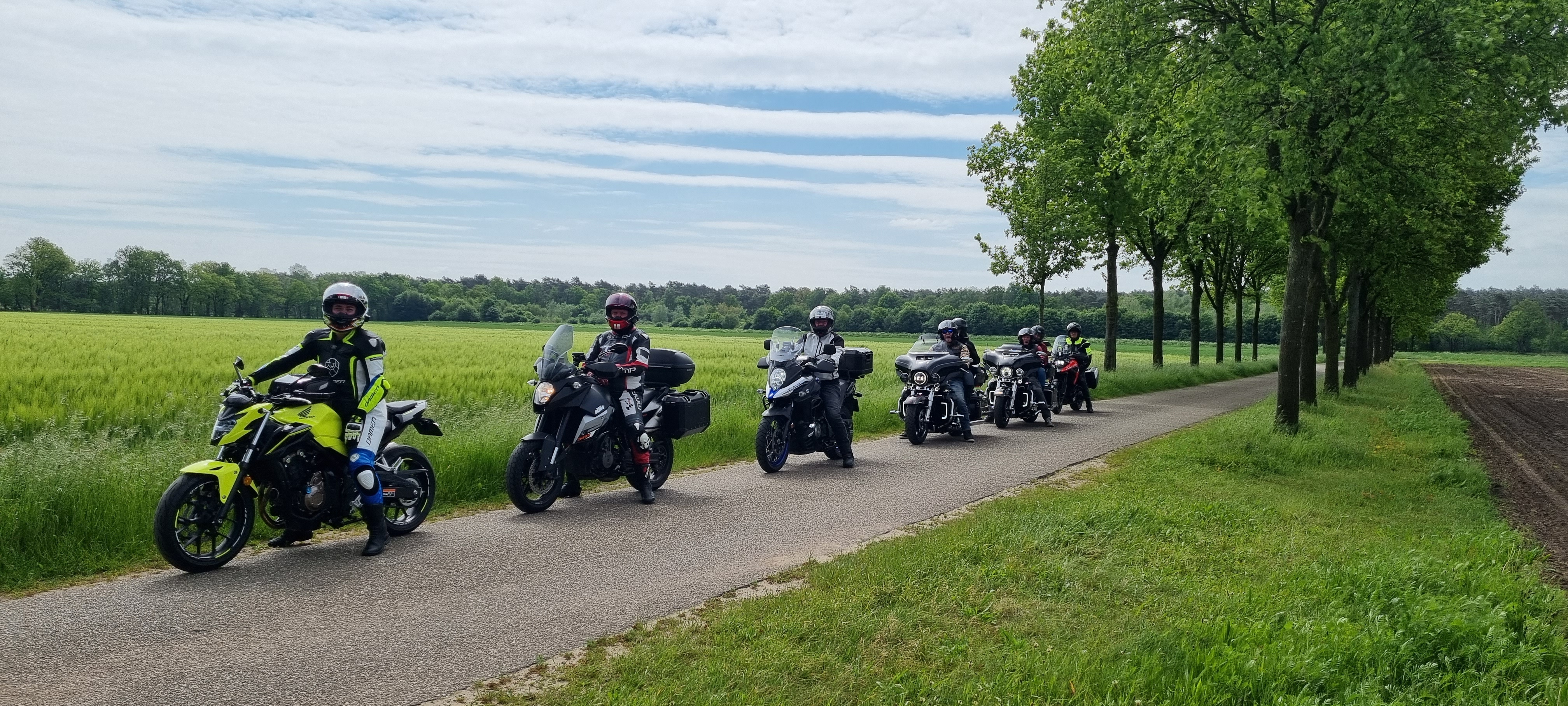 cb toertocht onderweg