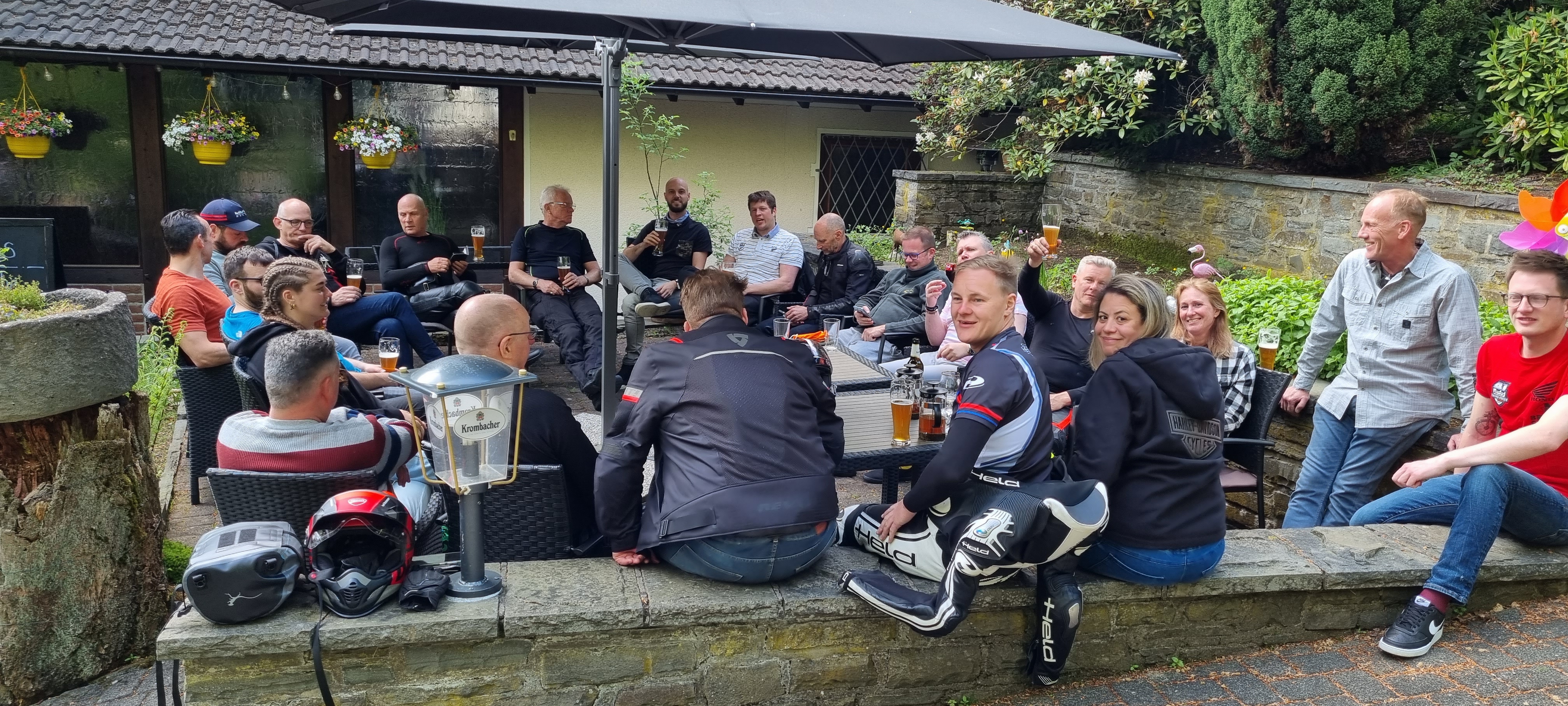 cb toertocht gezellig met de groep