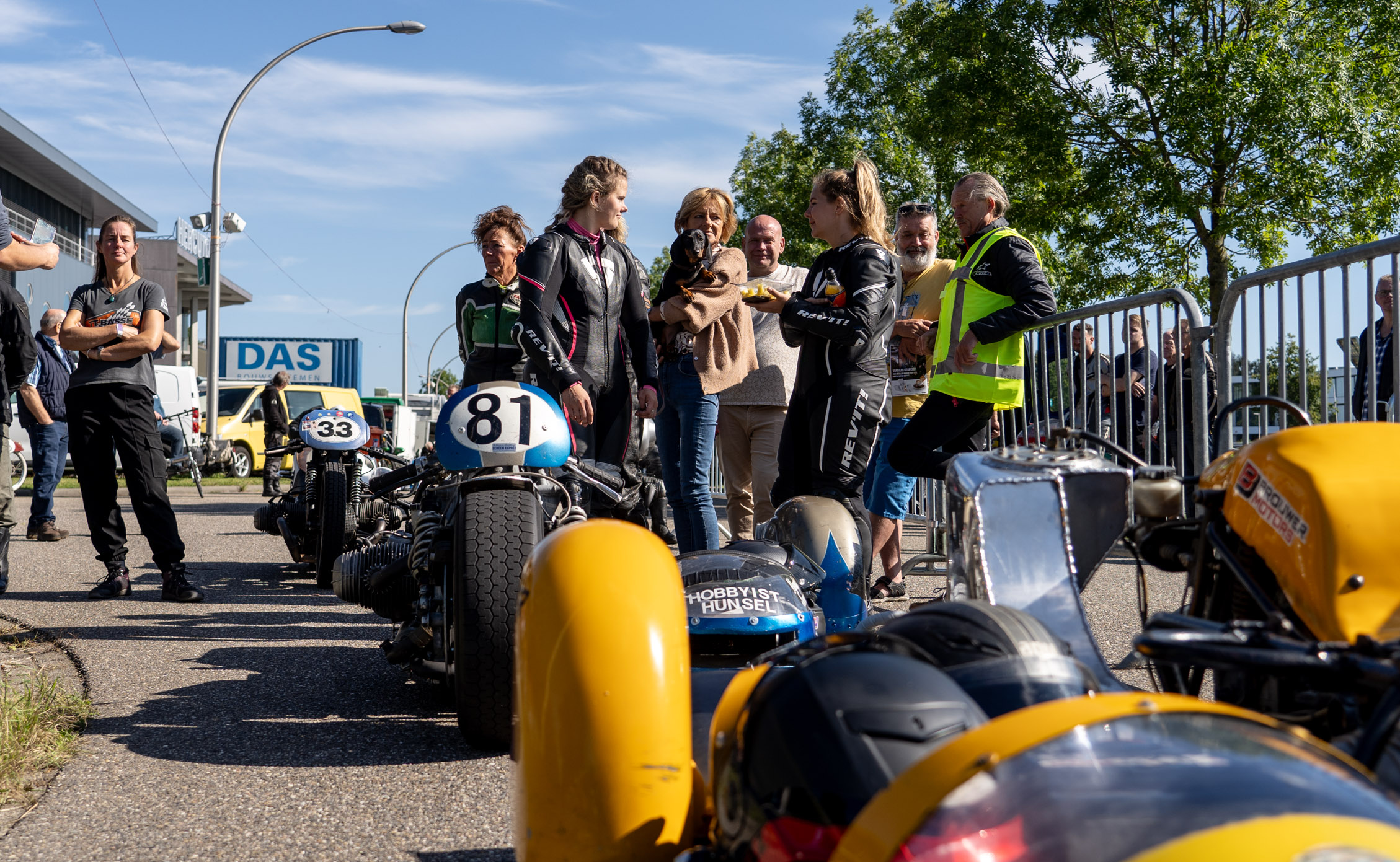 wachtend voor de start