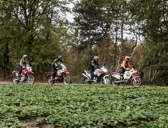 offroad met een klassiek dakar-tintje