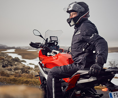 High-vis motorcycle clothing